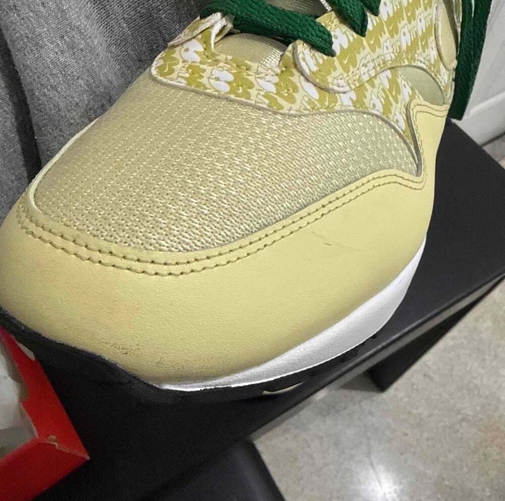 Nike Air Max 1 PRM 'Lemonade' 2020 Size 11 CJ0609-700 - Picture 10 of 10